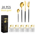 Flatware Set Manufacturer - Inox 18/10 Morden Silver Forged Types of Hotel Cutlery 24pc Dinnerware Tableware