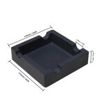 Silicone Cigar Ashtray Manufacturer - Travel Unbreakable Waterproof Square for Patio Outdoor or Home Decor for Home