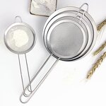 Strainer Manufacturer - Fine Mesh Stainless Steel Premium Quality Colander Sieve and Sifters for Kitchen Tea Juice