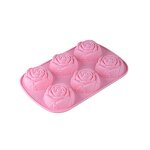 Rose Cake Mold Manufacturer - Rose Shape Silicon Wholesale Flower Candle Food Safety Grade Silicone for Making Cake