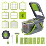 Vegetable Chopper Manufacturer - 22 in 1 Multifunctional Manual Kitchen Accessories Cutter Slicer Onion Dicer