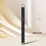 Electric Lighter Manufacturer - Wholesale Metal Customized Logo Single Arc USB Kitchen Flameless Candle