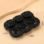 Ice Cube Trays Manufacturer - Silicone 6 Cavity Rose Shapes and Diamond Shaped Price 2 in 1 Molds Portable Ice Ball Maker with Lid