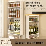 Knife Rack Manufacturer - Hot Sale Kitchen Storage Shelf Organizer Wall Mounted Storage Rack