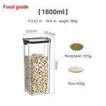 Food Storage Containers Manufacturer - New Trendy Eco Friendly Fridge Kitchen Box Stackable Pet Transparent Airtight Set