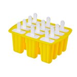 Silicone Ice Cube Molds Manufacturer - New Product 4 Cavity Popsicle Molds with Stick Straw