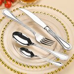 Tableware Set Manufacturer - 304 Stainless Steel High-end Western Food Knife Fork and Spoon Steak Restaurant Customized Hotel