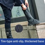 Rain Boot Cover Manufacturer - Wholesale PVC Long Antislip Outdoor Flat Slip-resistant Reusable Waterproof with Reflector