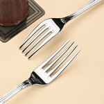 Tableware Set Manufacturer - 304 Stainless Steel High-end Western Food Knife Fork and Spoon Steak Restaurant Customized Hotel