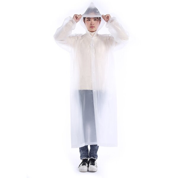 Poncho Raincoat Manufacturer - Customizable Logo Travel EVA Hood Waterproof Long Transparent Adult for Outdoor Work Camping Boys'