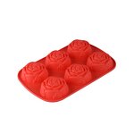 Rose Cake Mold Manufacturer - Rose Shape Silicon Wholesale Flower Candle Food Safety Grade Silicone for Making Cake