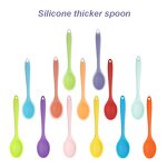 Silicone Spoon Set Manufacturer - Food Grade Heat Resistant Nonstick Soup Kitchen Tools Utensil Cooking Mixing Baking Kitchenware