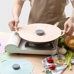 Microwave Splash Proof Lid Manufacturer - for Food Storage Reusable Suction Food Storage Silicone Pot Cover