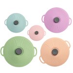 Microwave Splash Proof Lid Manufacturer - for Food Storage Reusable Suction Food Storage Silicone Pot Cover