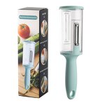 Food Peeler Manufacturer - New Product Ideas 2024 Kitchen Tools Multifunctional Potato Vegetable with Storage Box Plastic Opp