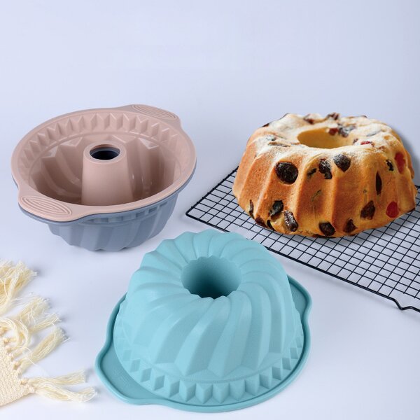 Baking Tools Manufacturer - Hot Sale Diy High Quality Utensils Silicone Cake Moulds Chiffon Mold
