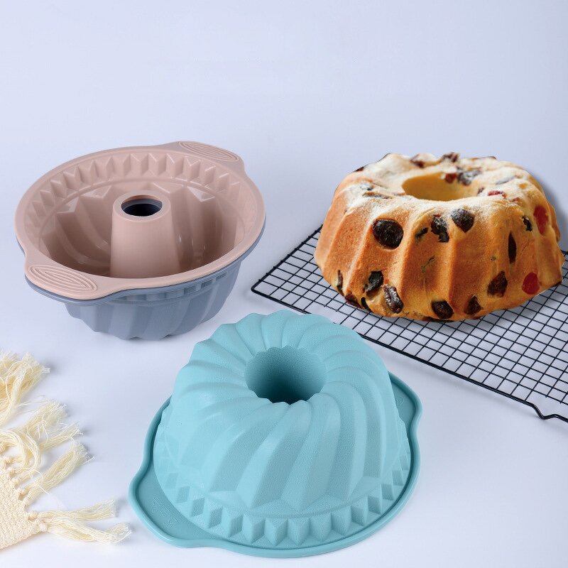 Baking Tools Manufacturer - Hot Sale Diy High Quality Utensils Silicone Cake Moulds Chiffon Mold
