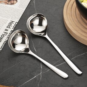 Soup Spoon Manufacturer - Stainless Steel Clip 100% Real Design 304 Serving Porridge
