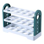 Egg Storage Rack Manufacturer - 3 Layer Flip Type Refrigerator Organizer Practical Container Box Kitchen Accessories