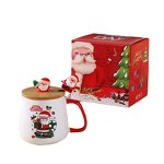 Ceramic Cup Gift Set Manufacturer - NewChristmas for Cross-border New Year Gifts Christmas Santa Office Coffee Children's