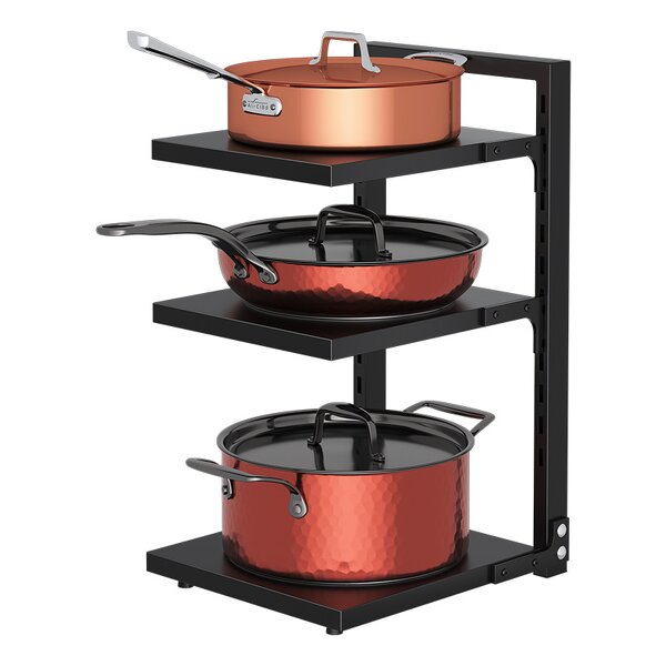 Pot Rack Manufacturer - New Kitchen Multi-pot Narrow Seam Countertop Corner Put Pots and Pans Wall-mounted Storage