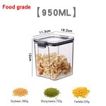Food Storage Containers Manufacturer - New Trendy Eco Friendly Fridge Kitchen Box Stackable Pet Transparent Airtight Set