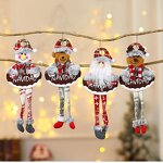 Christmas Ornaments Manufacturer - 2024 Merry Xmas Gift Santa Claus Snowman Tree Toy Doll Hang for Home New Year Decor