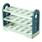 Egg Storage Rack Manufacturer - 3 Layer Flip Type Refrigerator Organizer Practical Container Box Kitchen Accessories
