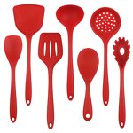 Pot Set Manufacturer - Hot Selling Non Stick 7 Heat Resistant Black Silicone Kitchenware Cooking Tools