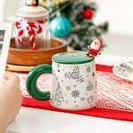 Ceramic Mug Manufacturer - Personality Color Contrast High Appearance Level Christmas Style Creative Santa Claus