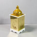 LED Desk Lamp Manufacturer - New Eid Mubarak Ramadan Festival Decoration Wooden Table Decor Lantern Muslim Ramadan Wind