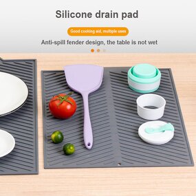 Silicone Dish Drying Mat Manufacturer - Dry Mat for Kitchen
