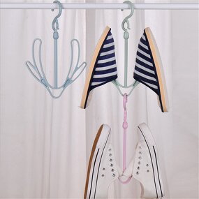 Shoe Rack Hooks Manufacturer - Outdoor Bathroom Sandals Drying Small Storage Dormitory Use