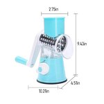 Vegetable Chopper Manufacturer - Stainless Steel Manual Multi Function Rotary Cheese Grater
