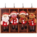 Christmas Ornaments Manufacturer - 2024 Merry Xmas Gift Santa Claus Snowman Tree Toy Doll Hang for Home New Year Decor