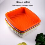 Cake Mold Manufacturer - Factory Customized Product Square Baking Tray Silicone Pan Baking Non-stick Bakeware