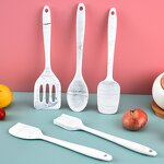 Baking Tool Set Manufacturer - New Silicone Kitchen Utensils Cream Scraper 5-piece Spatula Oil Brush