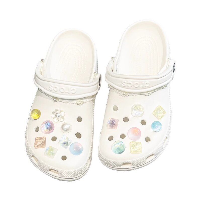 Shoe Accessories Manufacturer - Wholesale Resin Brand Designer Plastic Luxury Pearlescent Custom Shoemaker Ornaments