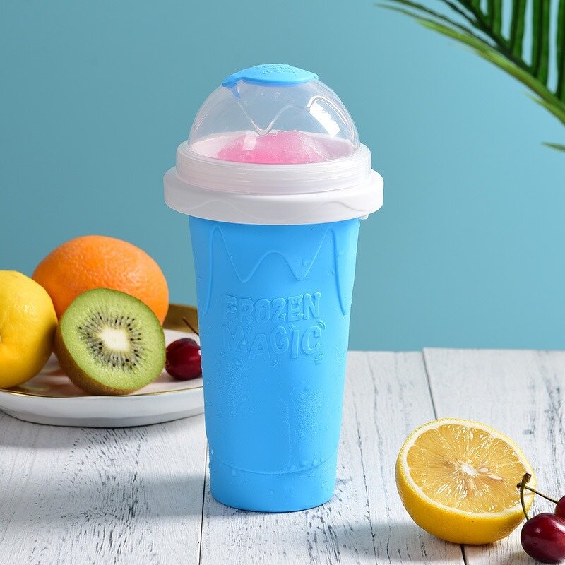 Ice Cream Maker Manufacturer - 2024 Hot Sale New Summer Colorful Frozen Magic Cup Silicone Slushy for Home