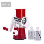 Vegetable Slicer Manufacturer - Multifunctional Kitchen Accessories Tabletop 3 in 1 Spiral Slicer Manual Rotary Cheese Grater