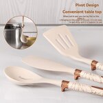 Silicone Cookware Set Manufacturer - Hot Selling Non Stick Spatula Shovel Spoon 12 Piece with Storage Bucket Kitchen Supplies