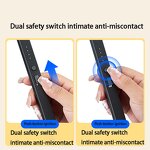 Electric Lighter Manufacturer - Wholesale Metal Customized Logo Single Arc USB Kitchen Flameless Candle