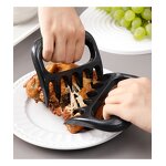 Barbecue Meat Claws Manufacturer - Hot Selling Outdoor BBQ Accessories Tool Meat Fork Shredder Strip Cutting ABS Plastic