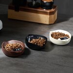 Digital Kitchen Scale Manufacturer - 2kg 0.1g Measure USB Type-C Charging Compact Portable Leaf Shade Walnut Wood Body Coffee with Timer