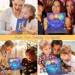 Birthday Card Manufacturer - Happy Fireworks Cake 3D Pop up Gift with Envelope 3d Greeting for Women Men Kids