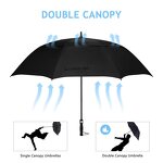 Automatic Umbrella Manufacturer - LS08 Open 47/62/68 Inch Extra Large Oversize Double Vented Canopy Waterproof Windproof Stick Golf