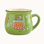Ceramic Christmas Cups Manufacturer - Promotional SantaClaus Mugs Luxurious Cute Party Handle
