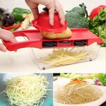 Kitchen Set Manufacturer - Top Seller 2025 Combined Slicer Vegetable Cutter Hand Garlic Press Chopper Accessories