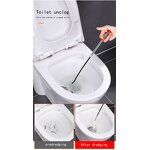 Sink Cleaner Manufacturer - 90cm Claw Pick up Kitchen Cleaning Tools Pipeline Dredge Hair Brush Bend Toilet Removal