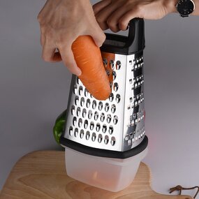 Household Vegetable Grater Manufacturer - Trending Products 2025 New Arrivals Gadget 4 Sides Multi-purpose Stainless Steel Box